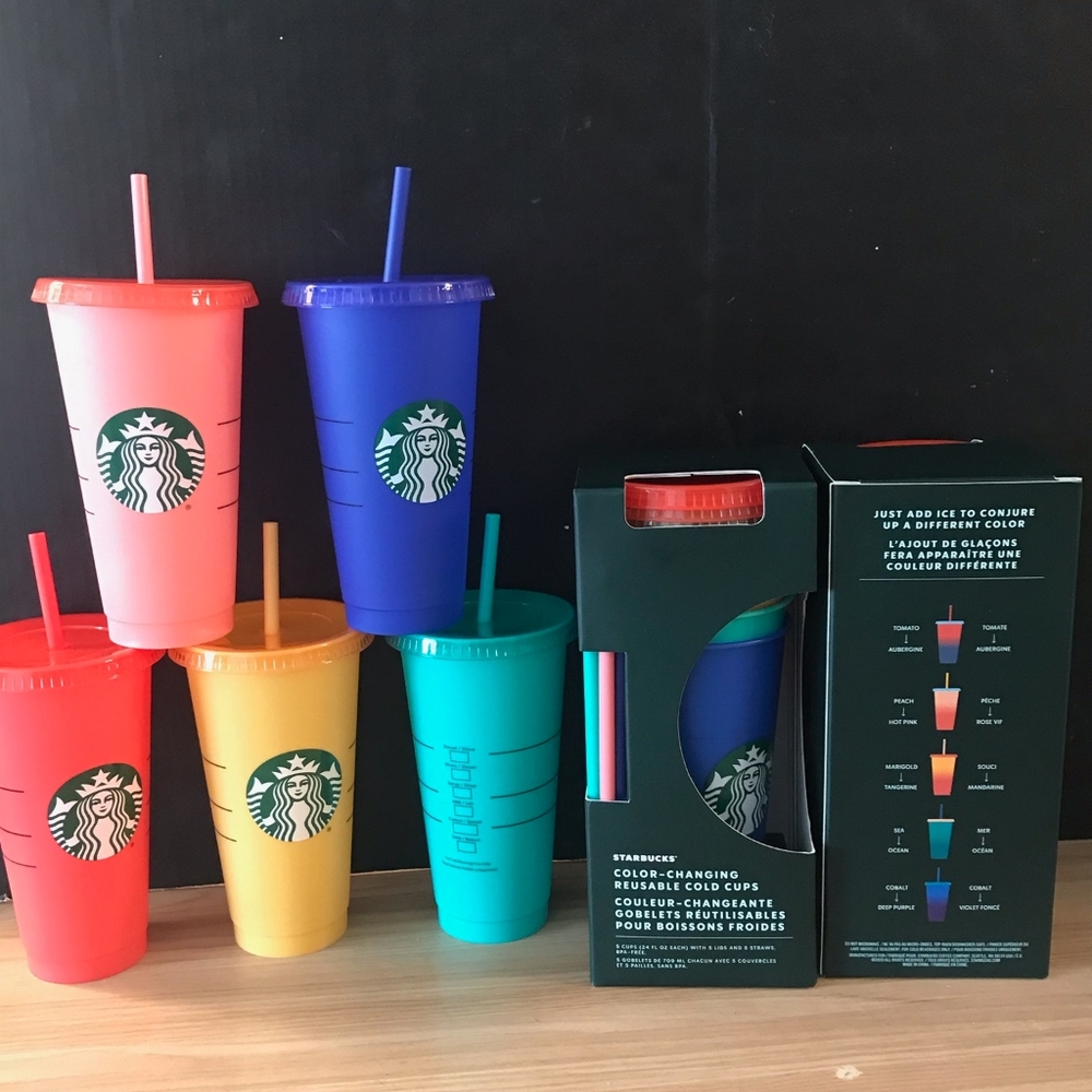 Brand nib 2020 Starbucks colorchanging cold-cups